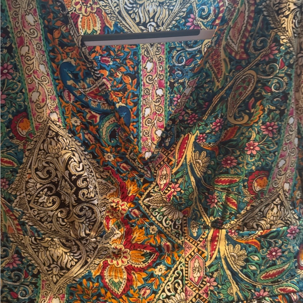 Floral Paisley Long Sleeve Dress - Picture 6 of 6